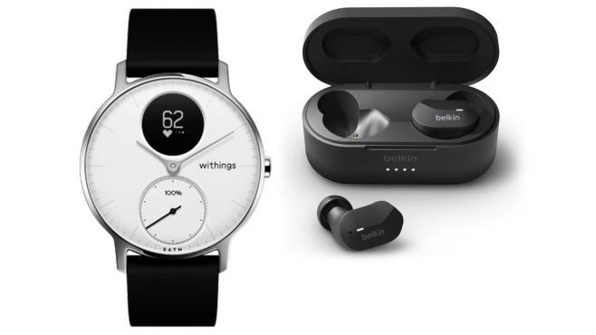 40 procent zniżki: smartwatch Withings i słuchawki Belkin w pakiecie oszczędnościowym